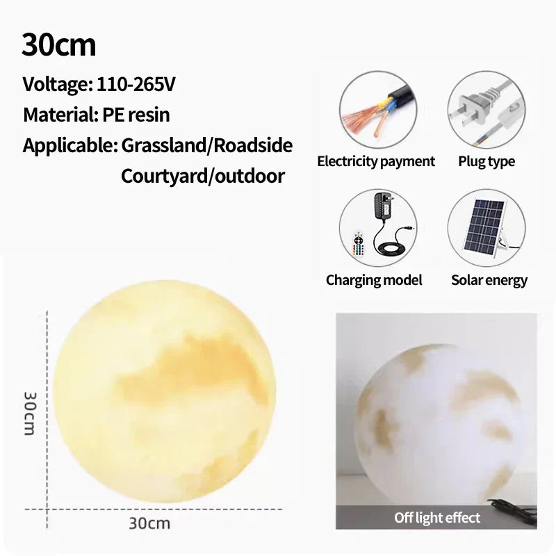 Solar Mondlampe