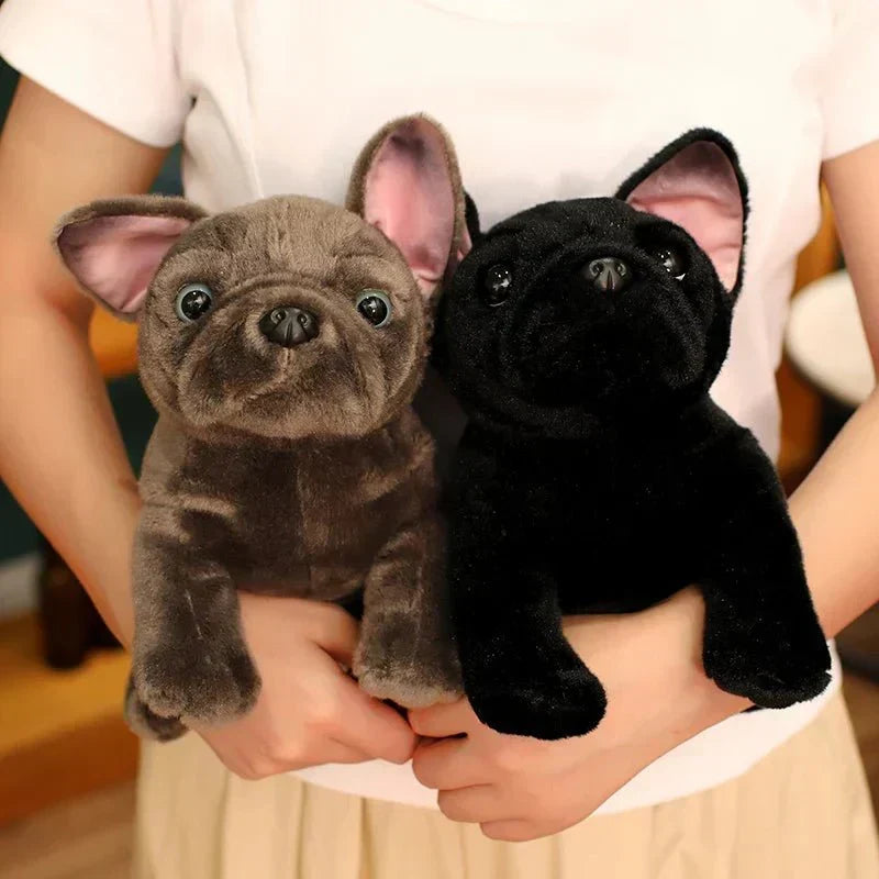 Bulldog Buddies 28 cm realistická plyšová hračka buldoka — měkká a mazlivá