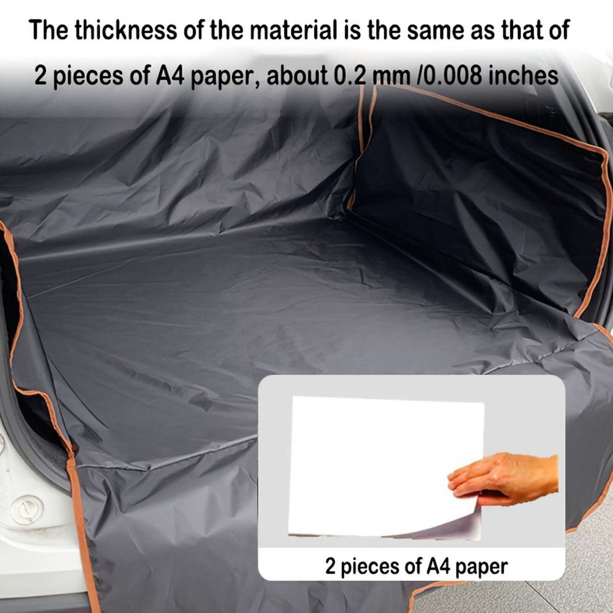 PawGuard Waterproof Dog Car Seat Mat — Non-Slip Backing, Cozy Padding