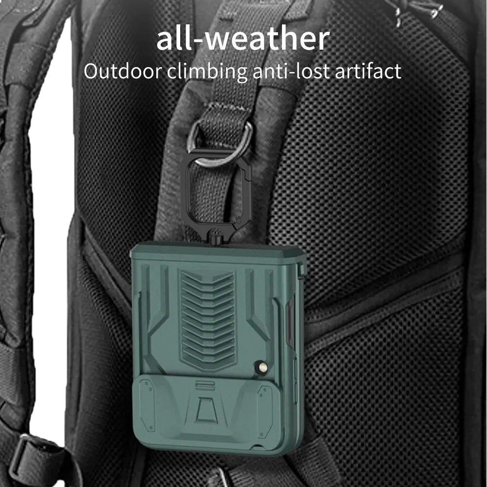 Cover a doppio strato per Samsung Galaxy Z Flip 4 e Z Flip 3 — Anello magnetico