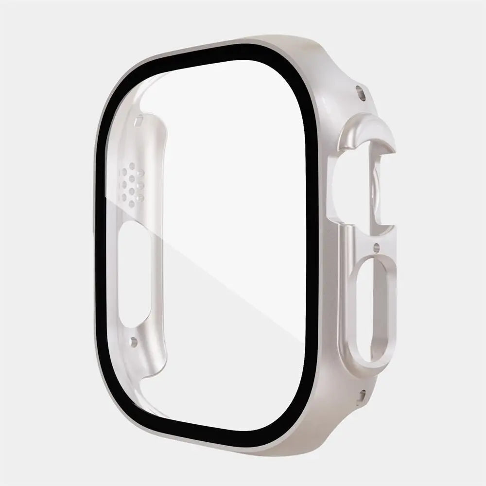 Scocca da 49mm per Apple Watch Ultra — Protezione dello schermo in vetro temperato