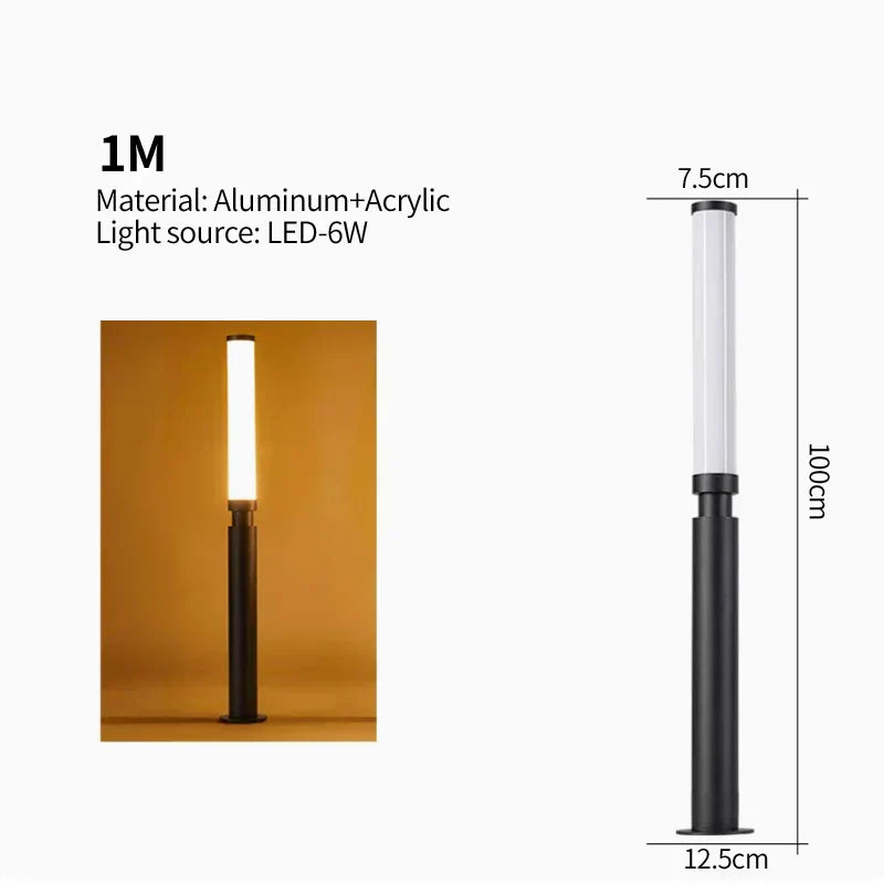 Timber Wasserdichte Stangenlampe