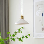 White Ceramic Pendant Light