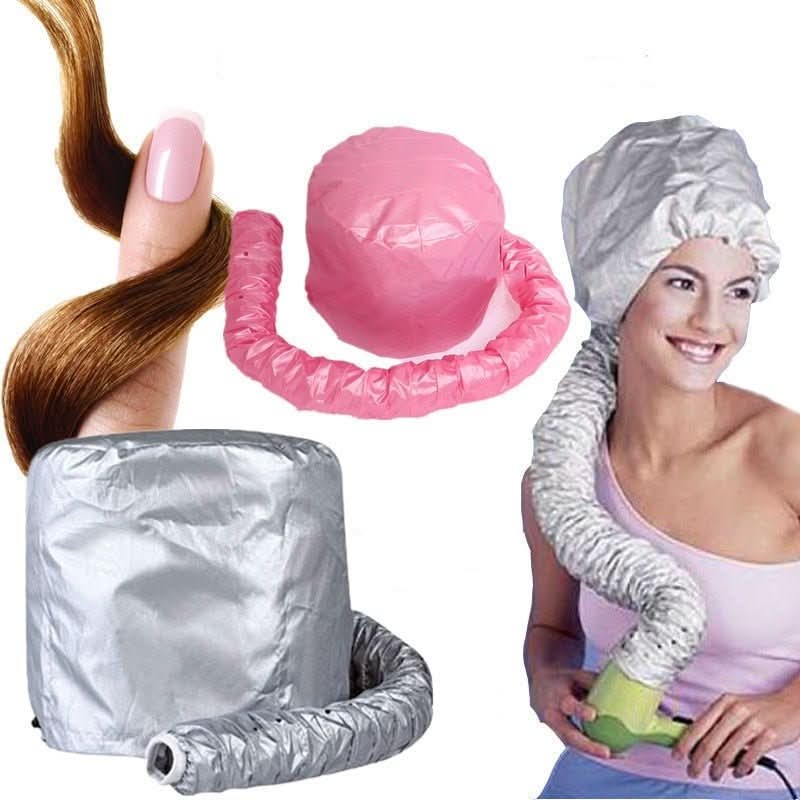 SwiftDry Hairdryer Caps Set — Two Lightweight Drying Caps
