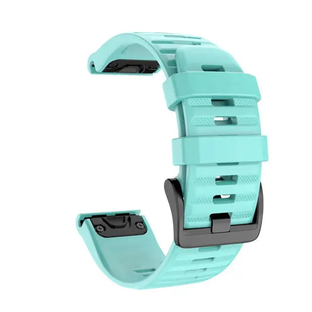 QuickFit シリコン製スマートウォッチバンド — 20mm、22mm & 26mm スポーツストラップ