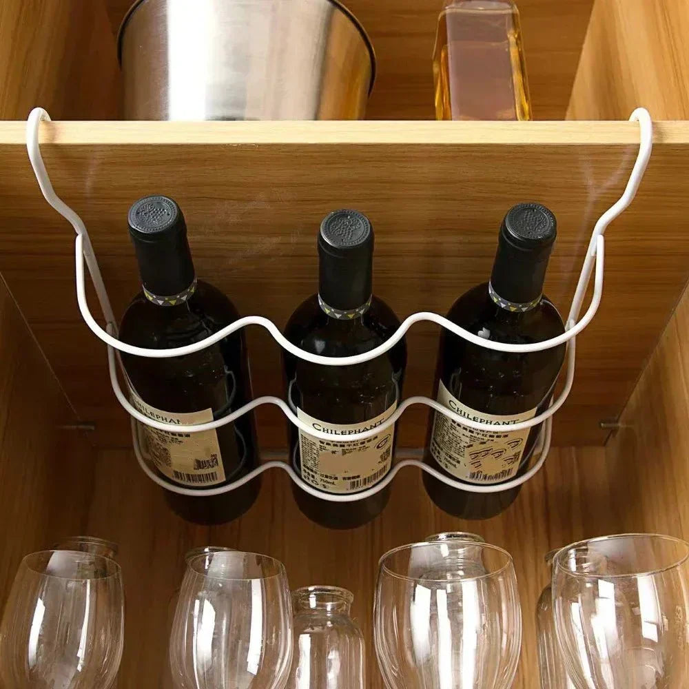 FlexShelf Bottle Organizer On Wheels — Auto Forward Design, Space Saving Cart