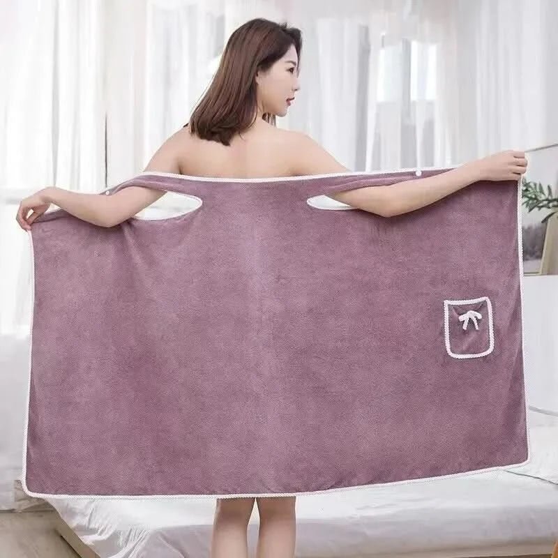 LumaWrap Portable Women's Quick Dry Bath Towel — Wrap Design