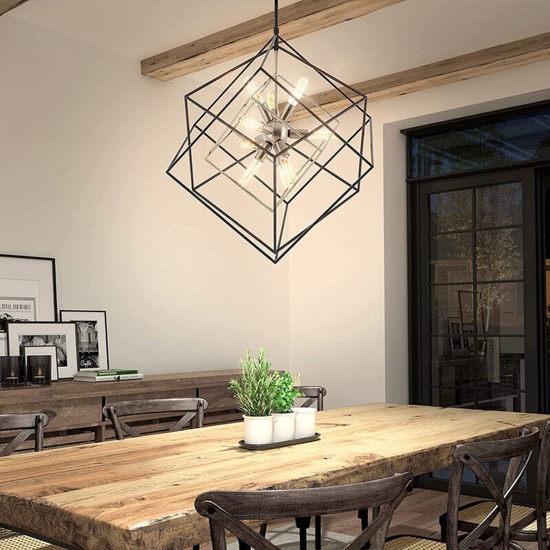 Die Cube Vintage Lampe