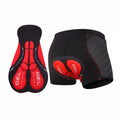 Cuissard de cyclisme respirant et rembourré avec insert en gel, coupe unisexe
