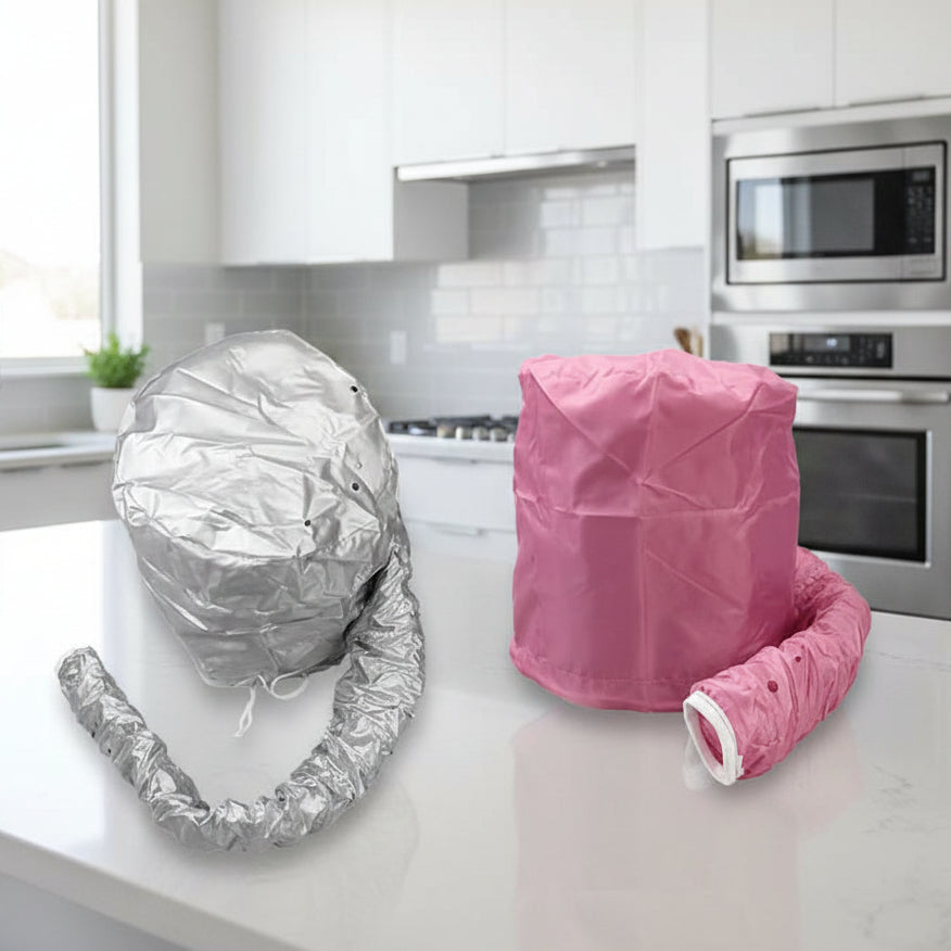SwiftDry Hairdryer Caps Set — Two Lightweight Drying Caps