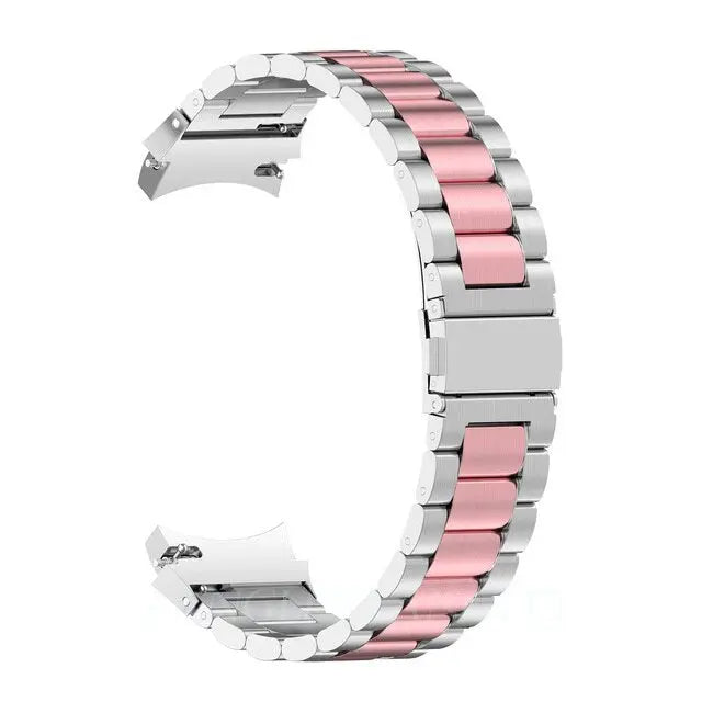 Bracelet en acier inoxydable pour Samsung Galaxy Watch 4 et 5 — Détachement rapide 40/44 mm