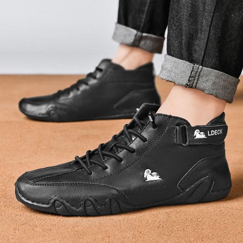 Zapatillas de cuero impermeables — Transpirables y antideslizantes, para hombre y mujer