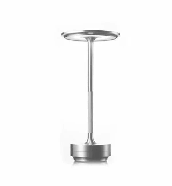 Dobíjecí kovová LED stolní lampa IP66 — dotykové ovládání, 4 úrovně