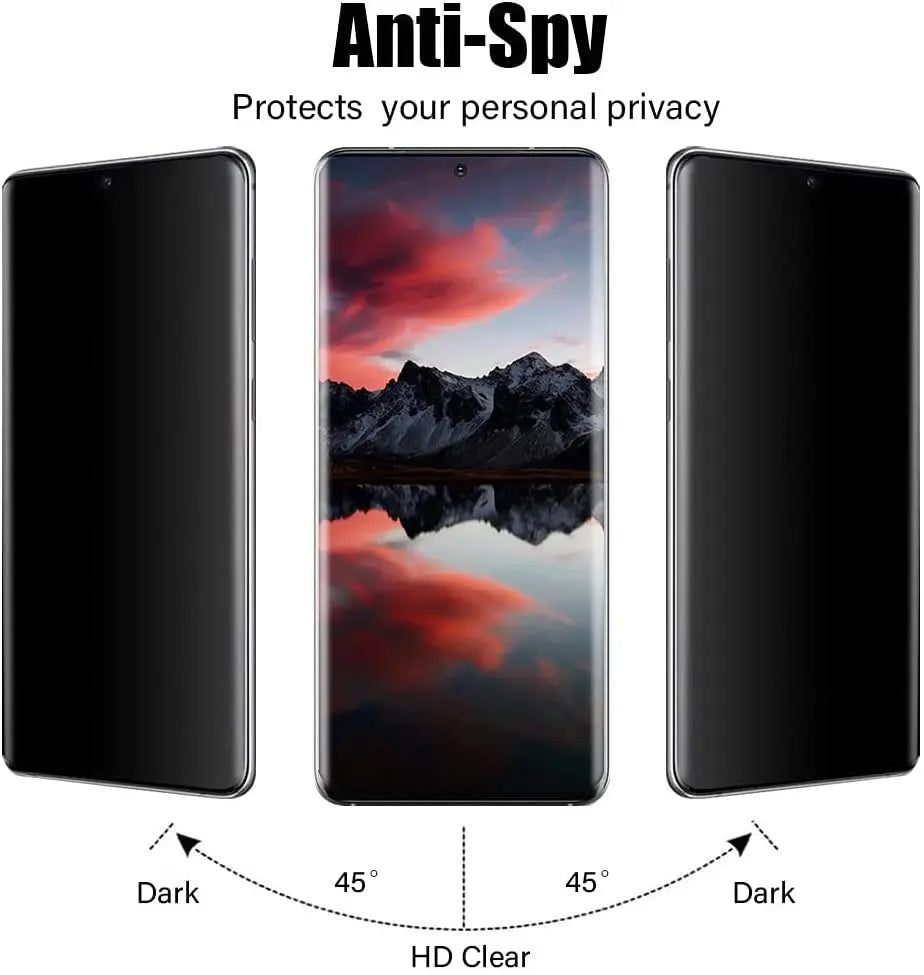 S23 Ultra, S23 Plus & S23 Tempered Glass Anti-Spy Shield, 45°