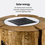 Vrimlo Outdoor Wooden Stump Light