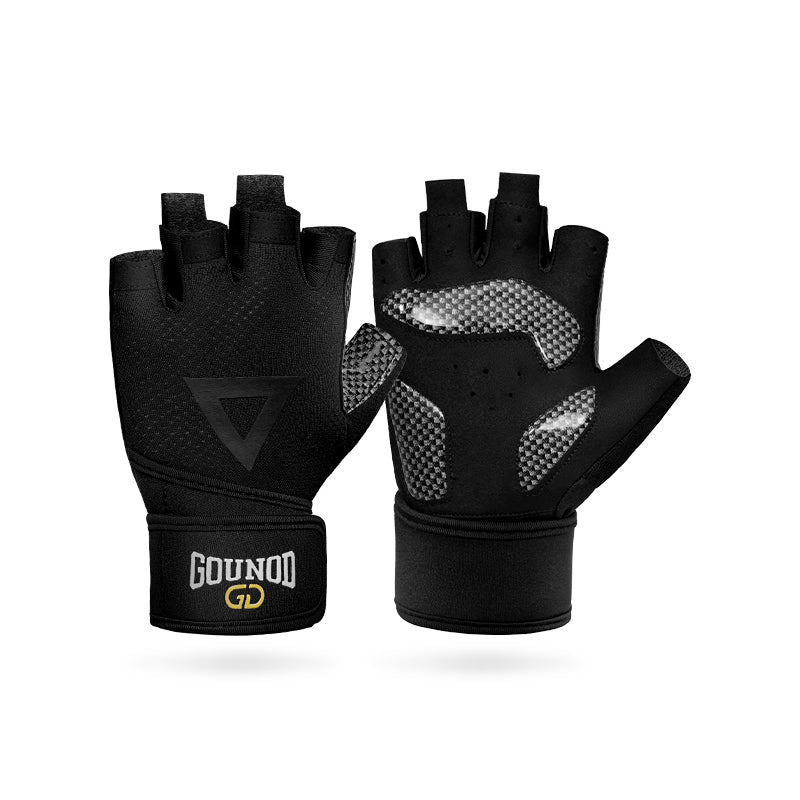 GripForge-träningshandskar – andningsbara med halkfritt grepp och integrerat handledsstöd