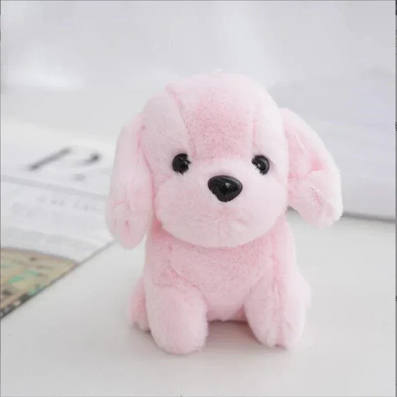 Breloczek pluszowy CloverPup w kształcie małego pieska — kompaktowy mini brelok 12 cm