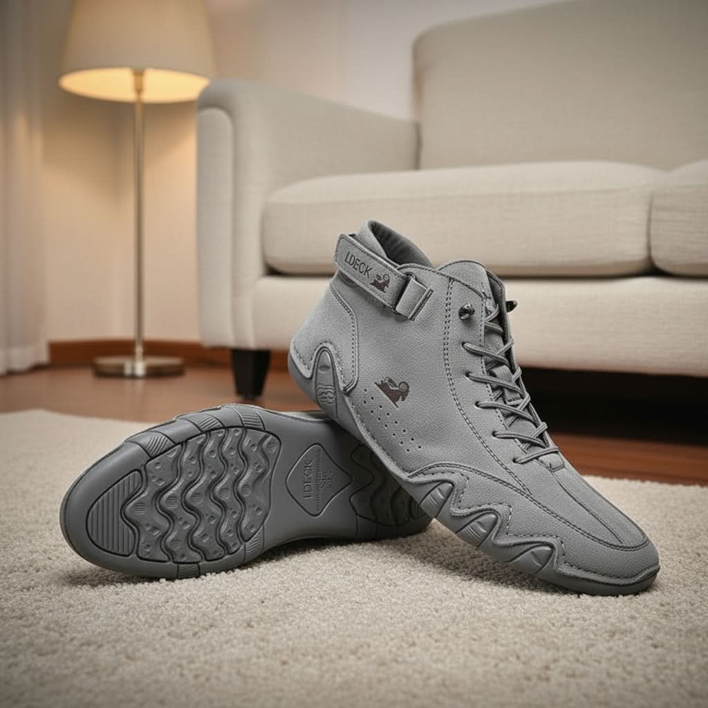 Zapatillas de cuero impermeables — Transpirables y antideslizantes, para hombre y mujer