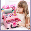 NovaGlow Safe Sparkle Makeup Kit — Compact Princess Carry Case