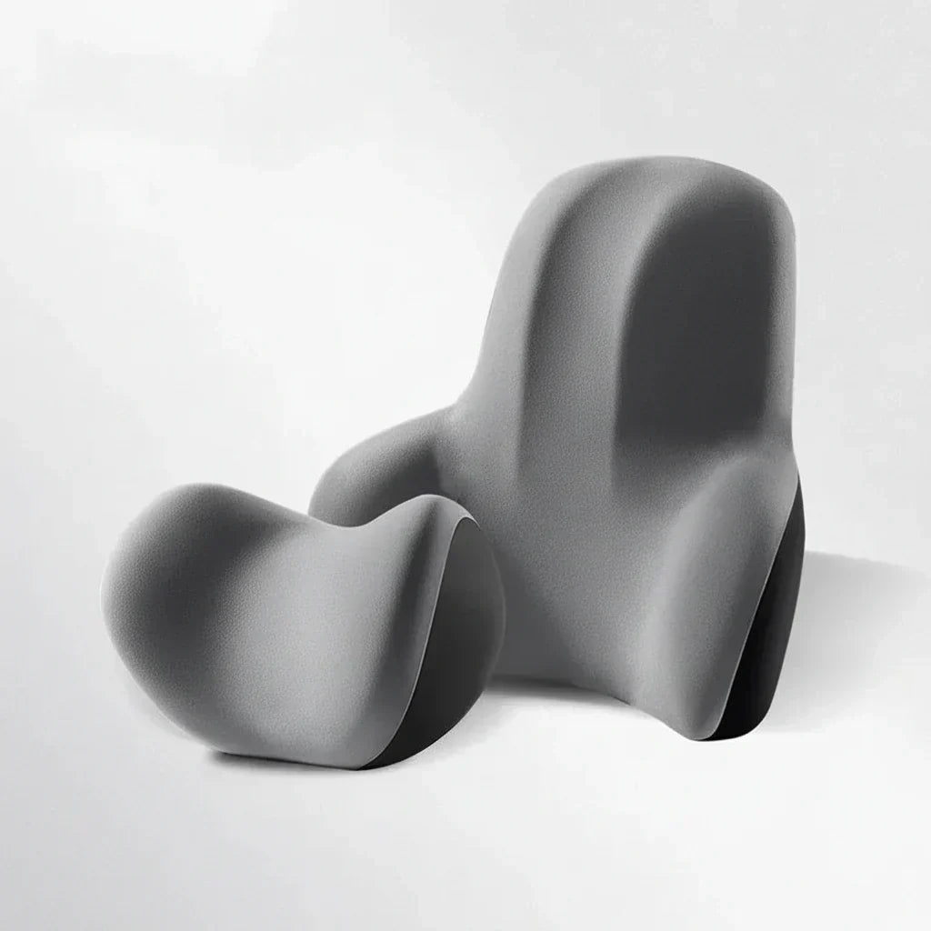 NovaRelief Memory Foam Neck and Lumbar Support Set — Ergonomic Posture Relief