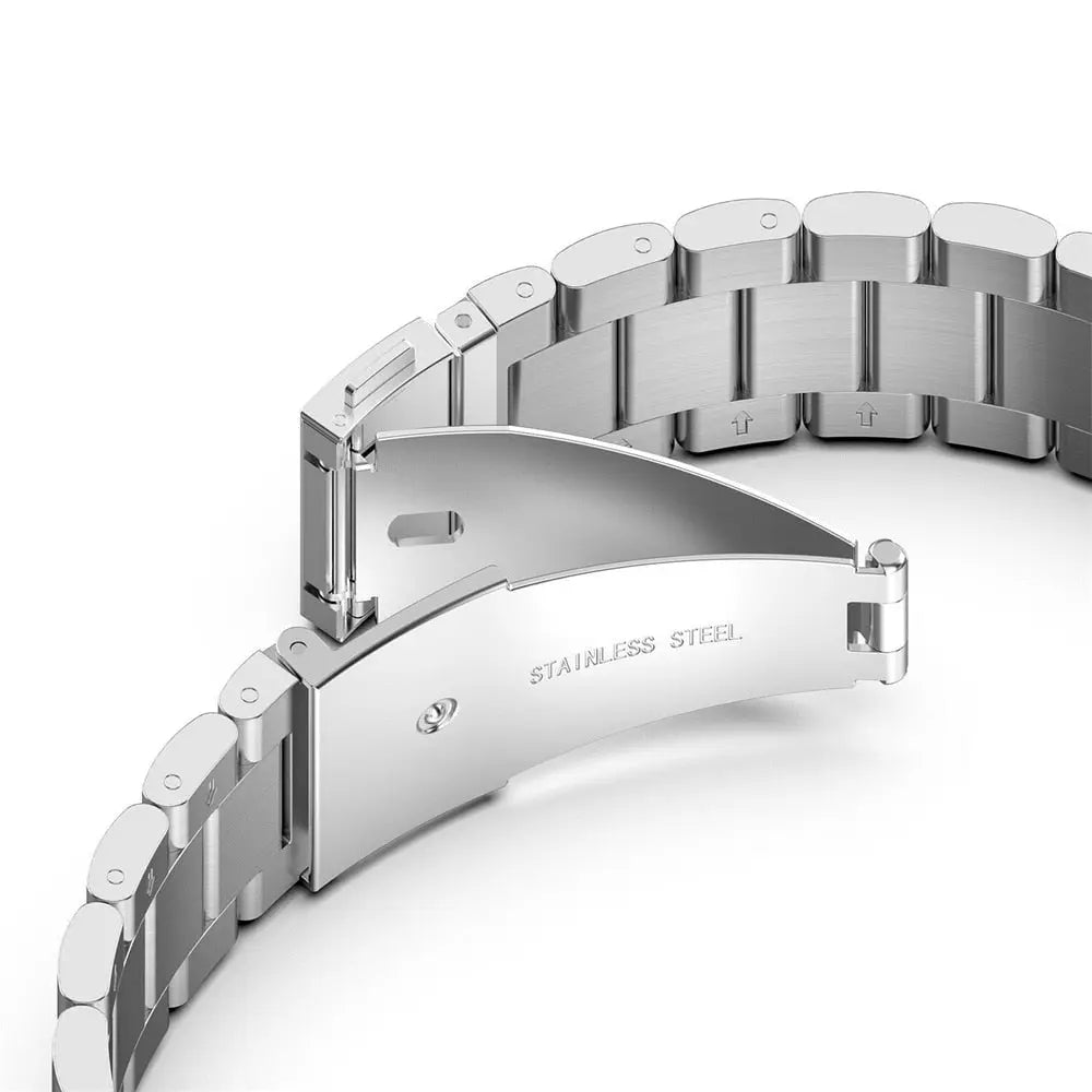 Bracelet en acier inoxydable pour Samsung Galaxy Watch 4 et 5 — Détachement rapide 40/44 mm