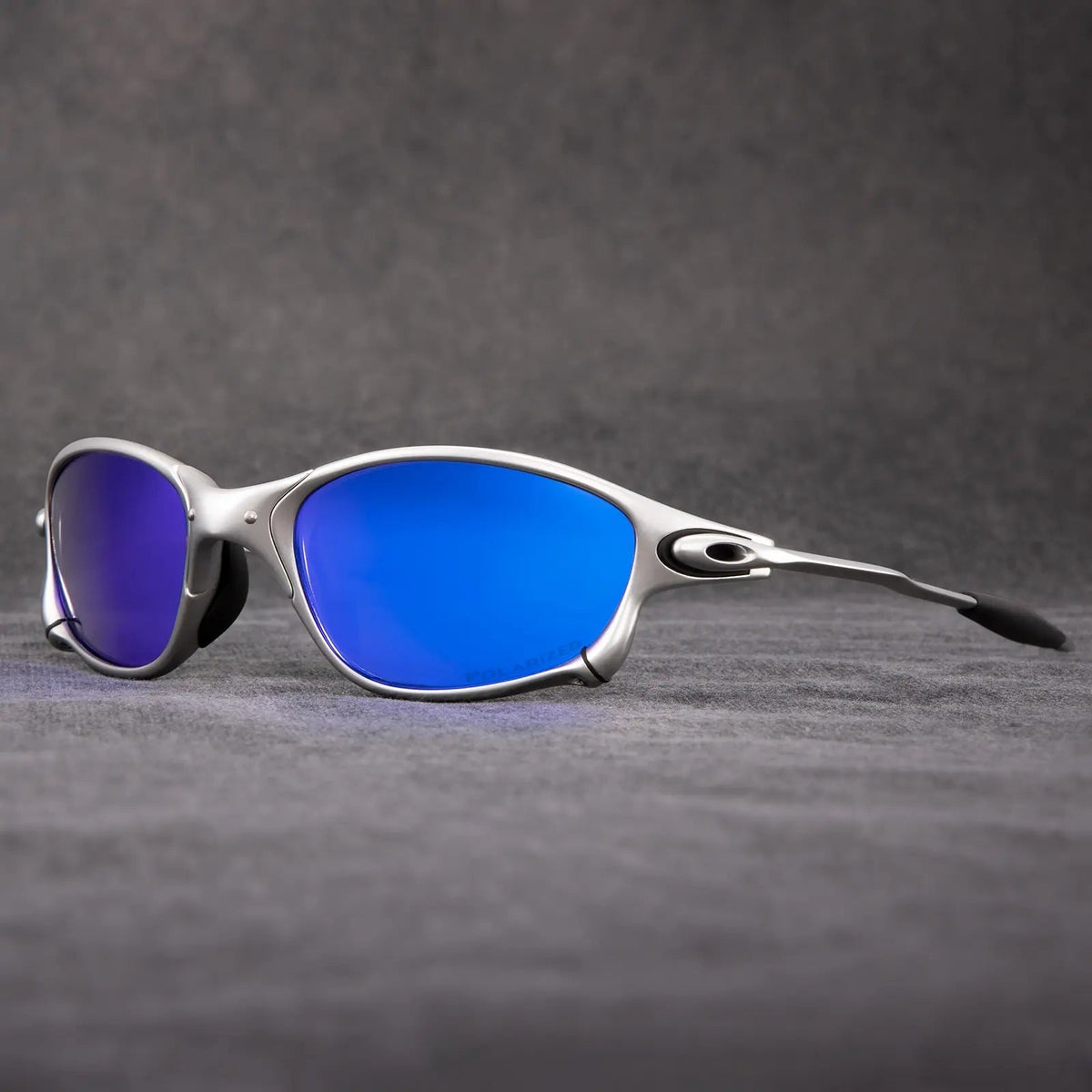 Óculos de sol desportivos polarizados: lentes espelhadas vermelhas, armação leve de alumínio