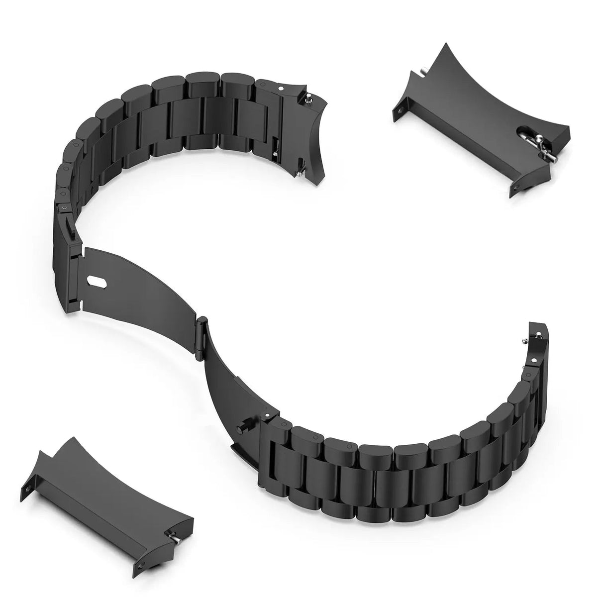 Bracelet en acier inoxydable pour Samsung Galaxy Watch 4 et 5 — Détachement rapide 40/44 mm