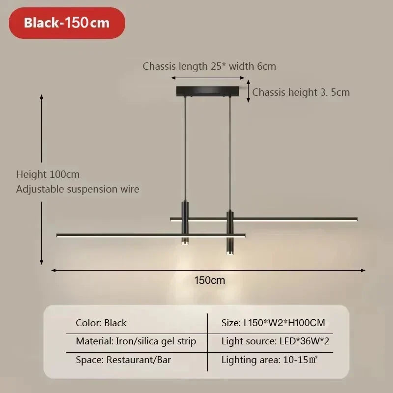 Modern LED Pendant Light for Dining Table, Bar, and Hotel Lobby
