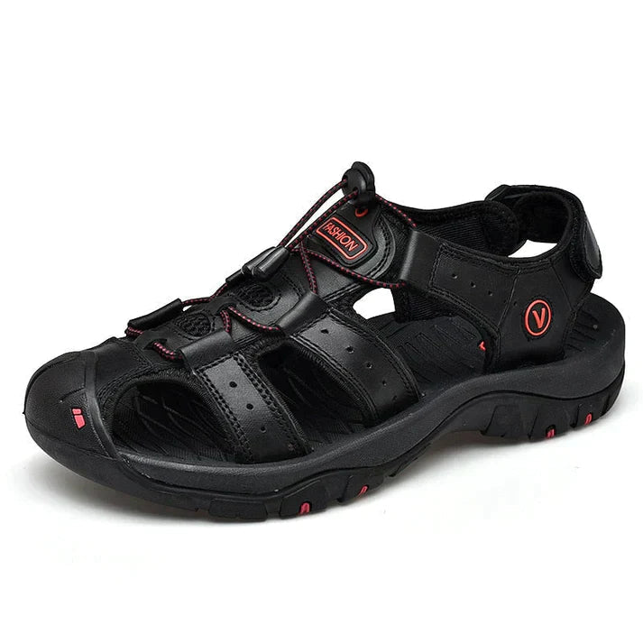 Men's Slip-On Sandals — Arch Support, Cushioned Footbed, Anti-Slip