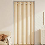 Insulated Winter Blackout Door Curtains Multi-Layer Thick Thermal Panels - Euroselle