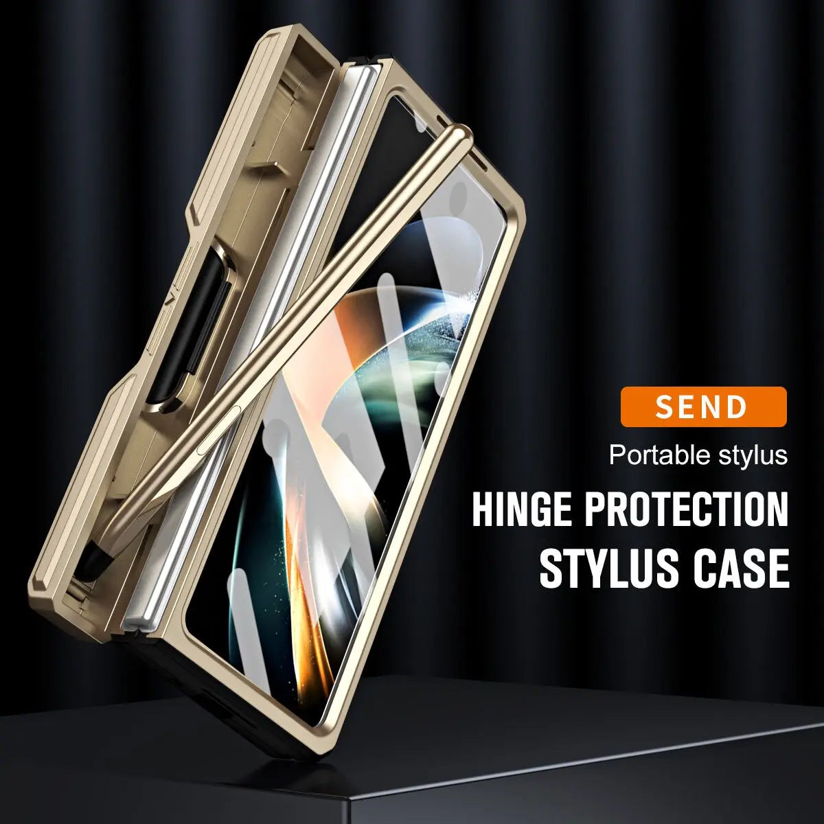 Capa blindada para Samsung Galaxy Z Fold 4/5 — Proteção do ecrã e suporte
