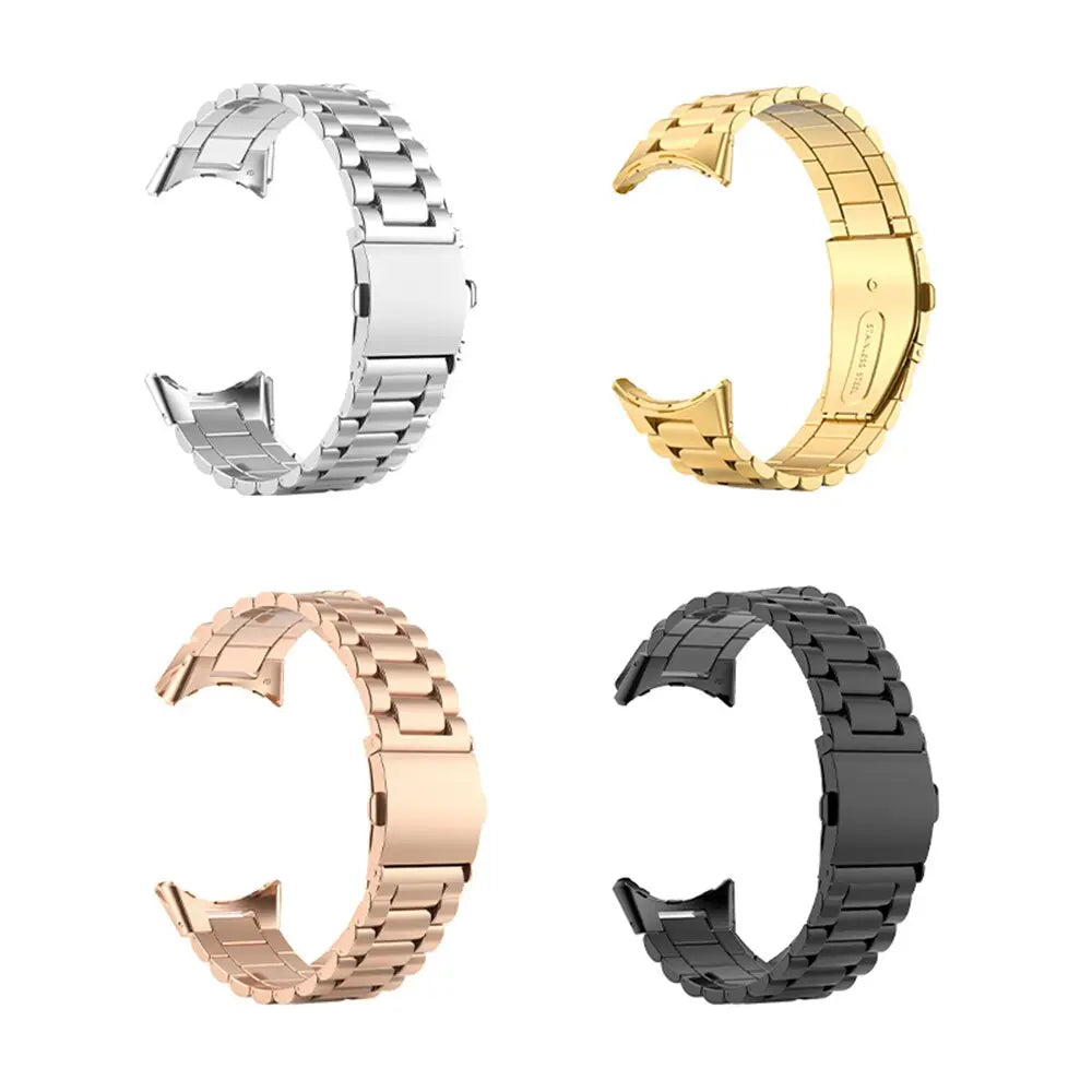 Cinturino con chiusura in acciaio per Google Pixel Watch e Pixel Watch 2, 41mm