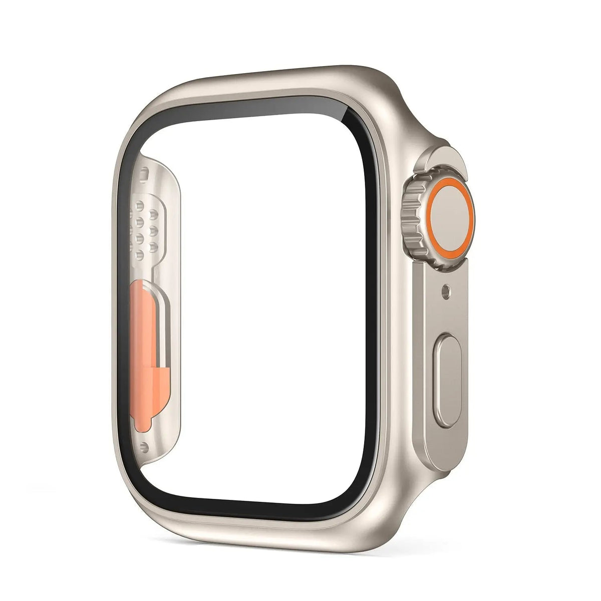 Herdet glassdeksel til Apple Watch Series 7/8/SE, dekning på 40–45 mm