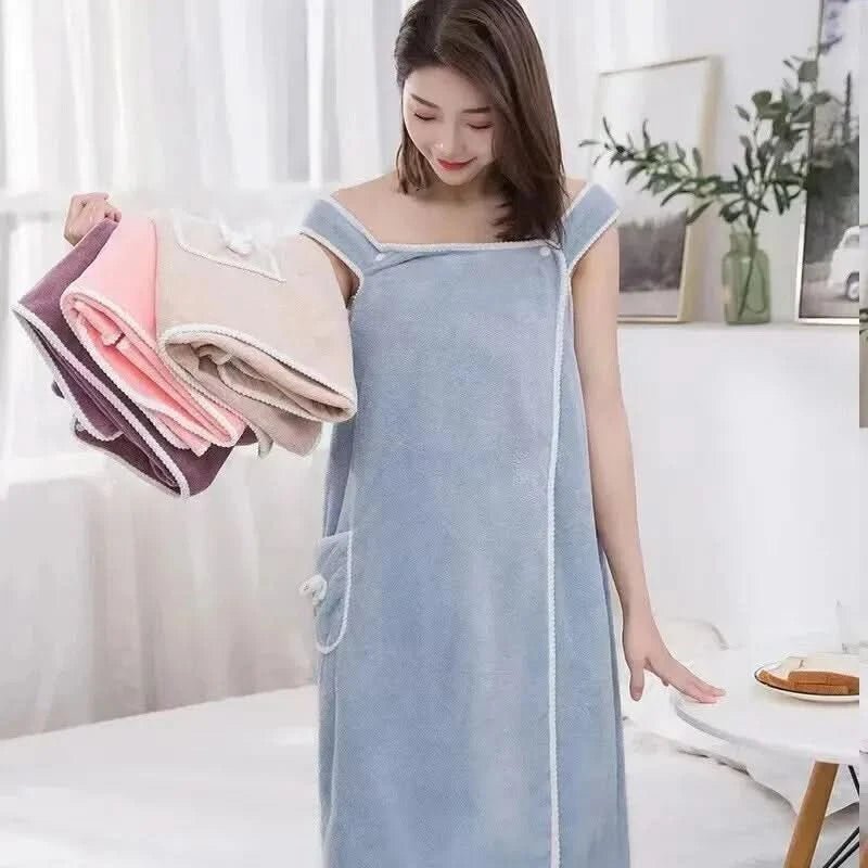 LumaWrap Portable Women's Quick Dry Bath Towel — Wrap Design