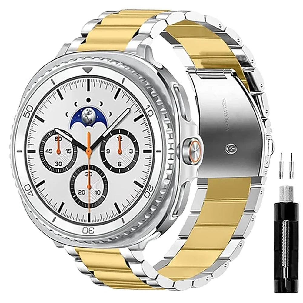 سوار موصلات من الفولاذ المقاوم للصدأ - لساعات Galaxy Watch 9 وWatch 8 وWatch 8 Classic