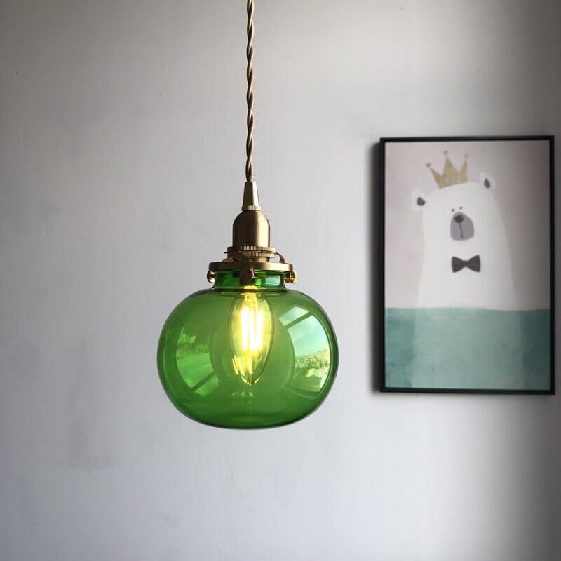 Mira Vintage Glass Pendant Light For Living Room Decor