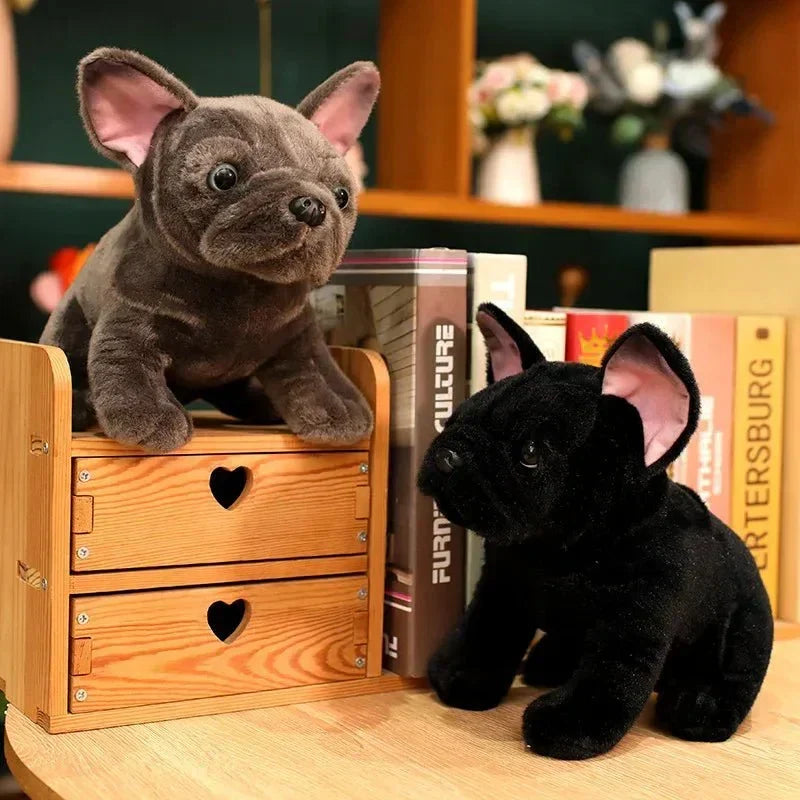 Bulldog Buddies 28 cm realistická plyšová hračka buldoka — měkká a mazlivá