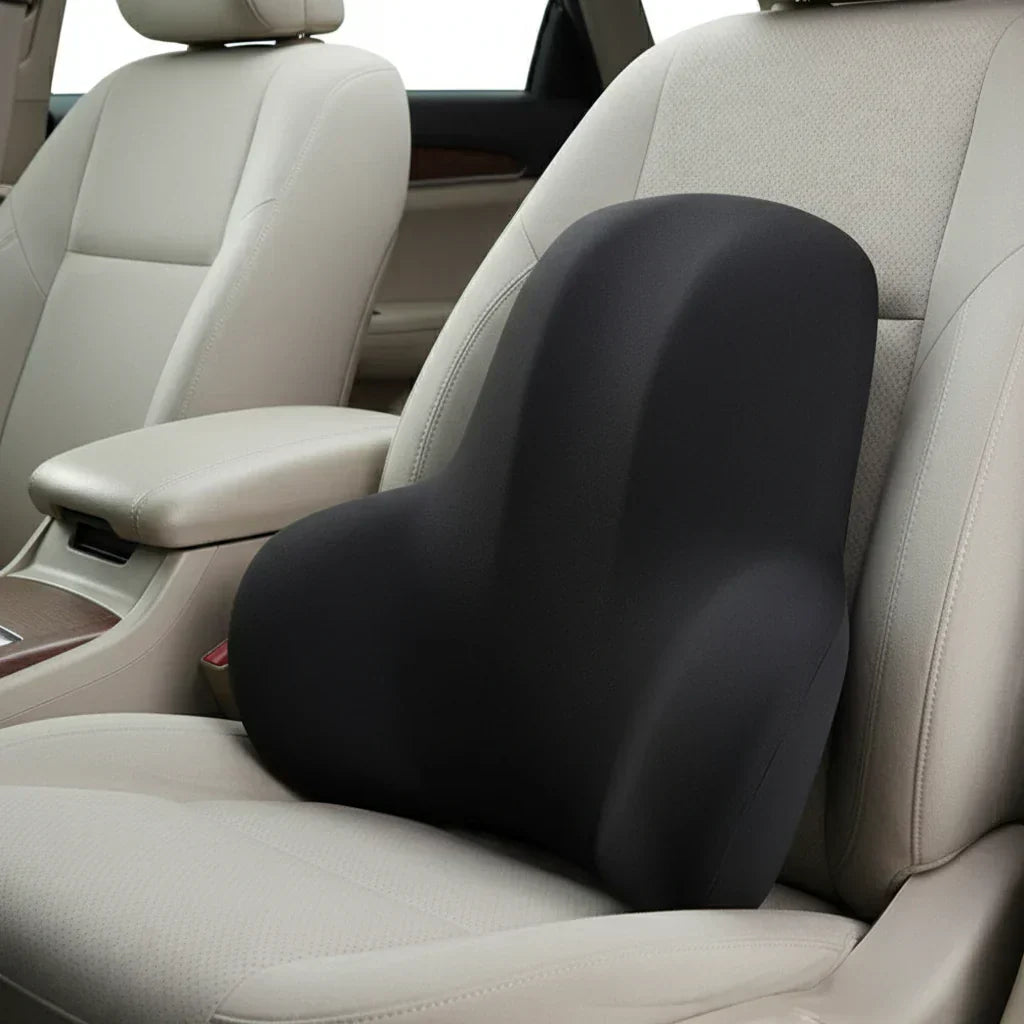 NovaRelief Memory Foam Neck and Lumbar Support Set — Ergonomic Posture Relief