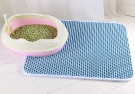 PawsGuard Non-Slip Litter Tray Mat | Durable Catch Surface