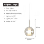 Pedera LED Glass Pendant