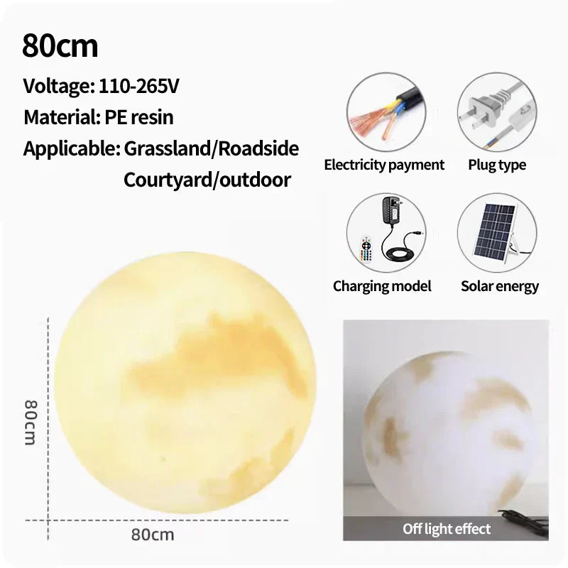 Solar Mondlampe