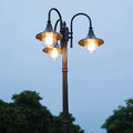 Wasserdichte Doppelkopf Gartenlampe