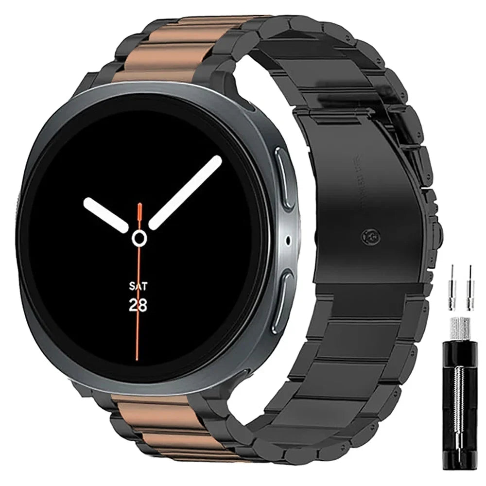 سوار موصلات من الفولاذ المقاوم للصدأ - لساعات Galaxy Watch 9 وWatch 8 وWatch 8 Classic