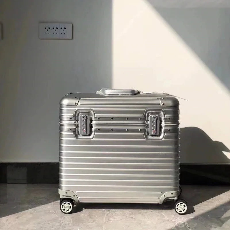 Set de bagaje cu roți pivotante din aluminiu-magneziu - încuietoare TSA, bagaj de cabină/de cală