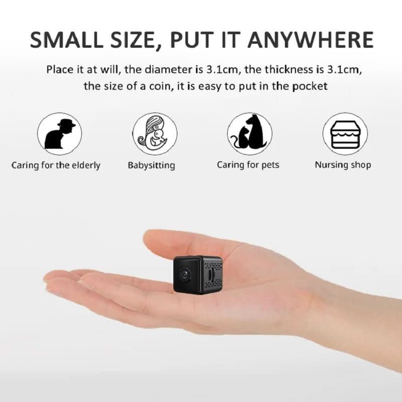 NovaGuard 1080P Compact Wireless Security Camera — Battery Powered Mini Design, Direct App Control