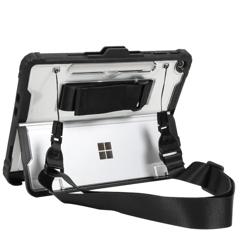 Cover til Microsoft Surface Pro & Go - formsyet skal, valgfri rem