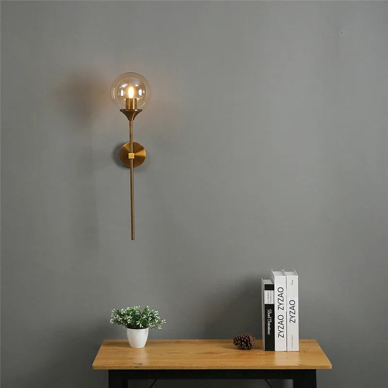 LumaArc LED Wall Lamp Modern Long Arm Bedside Light Fixture