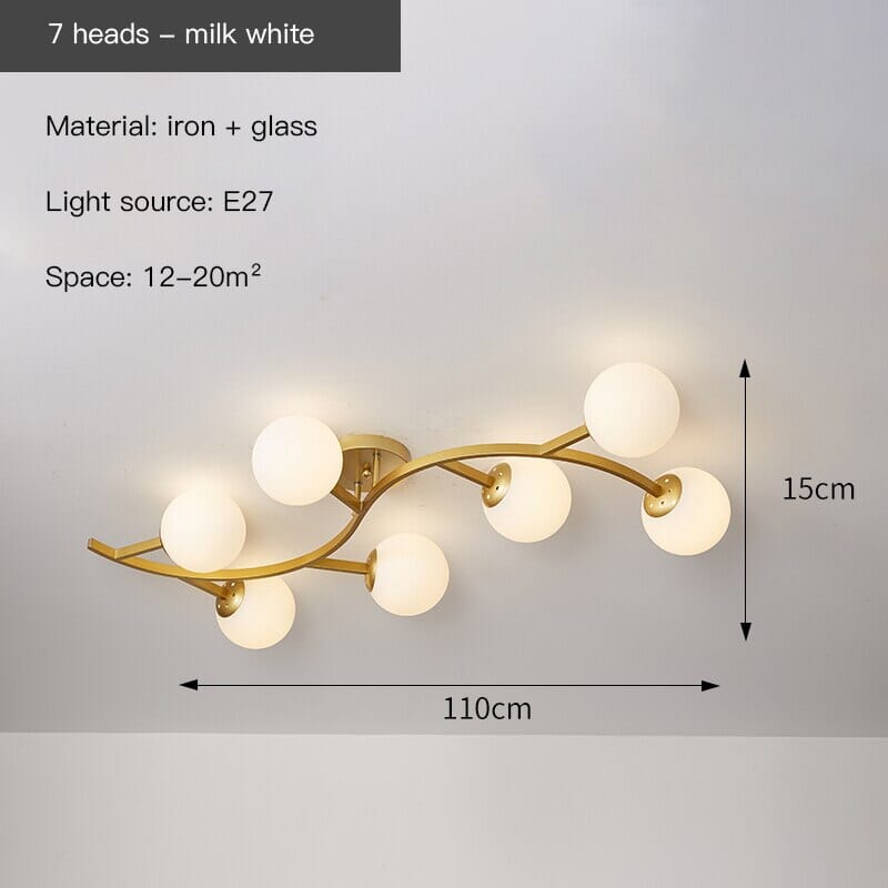 Baumzweig Deckenlampe