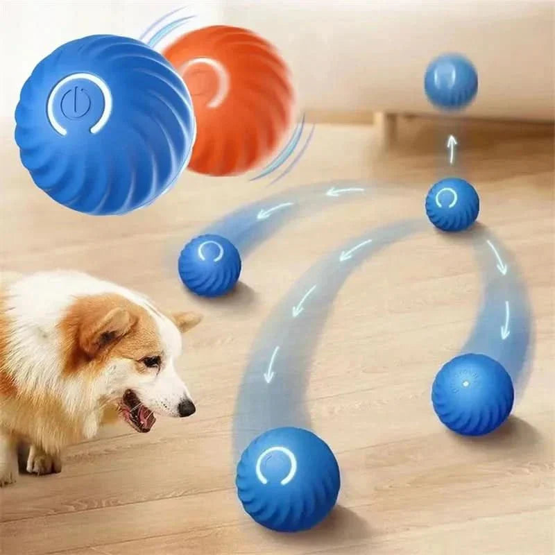 ActivePulse Interactive Self-Propelling Rechargeable Dog Ball — Autonomous Movement and Random Bouncing Action