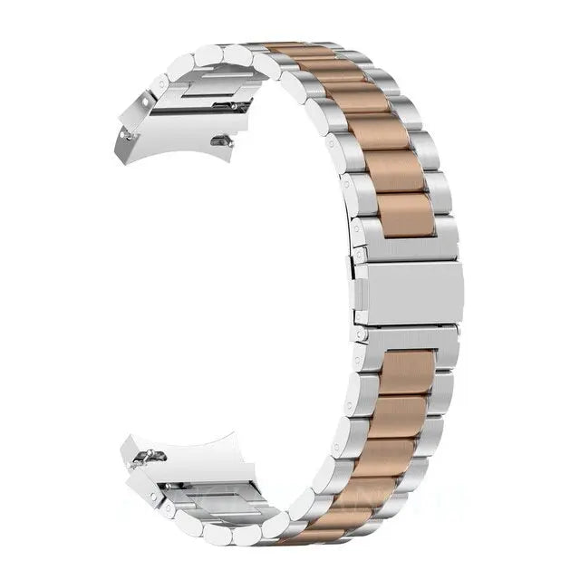 Bracelet en acier inoxydable pour Samsung Galaxy Watch 4 et 5 — Détachement rapide 40/44 mm